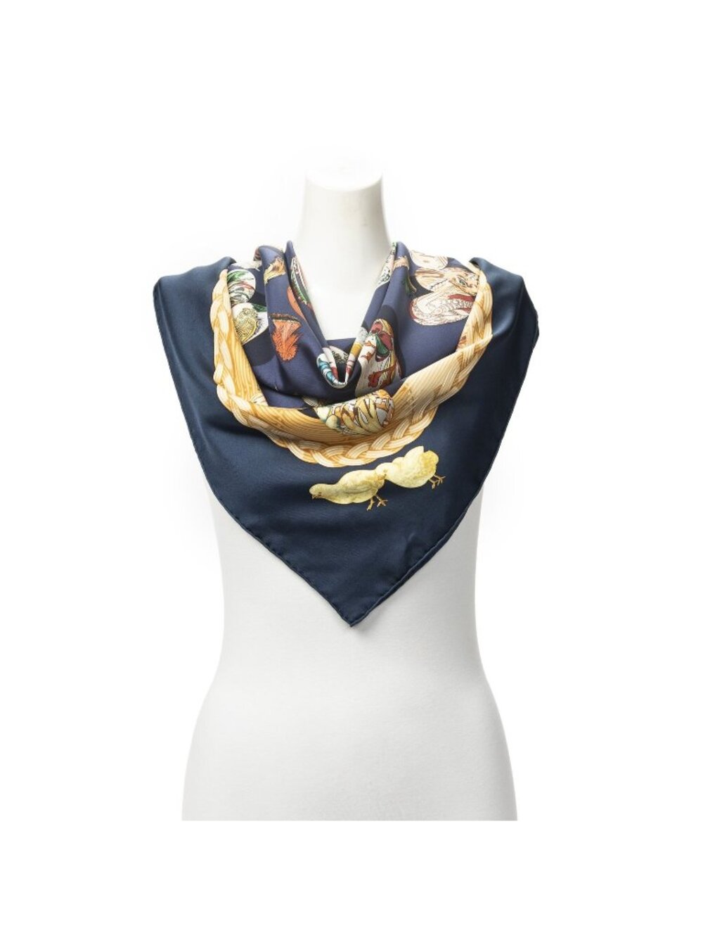 Hermes Scarf Navy